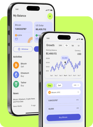 Zilver Bezitschap handelsplatform-interface met live marktdata